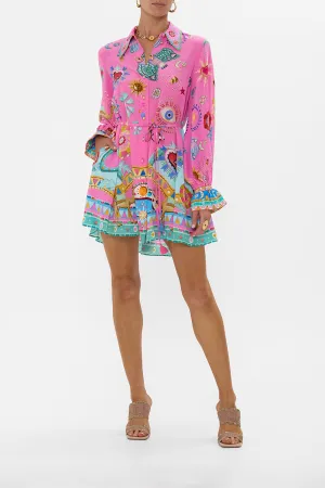 SHIFT SHIRT DRESS RAINBOW ROADS