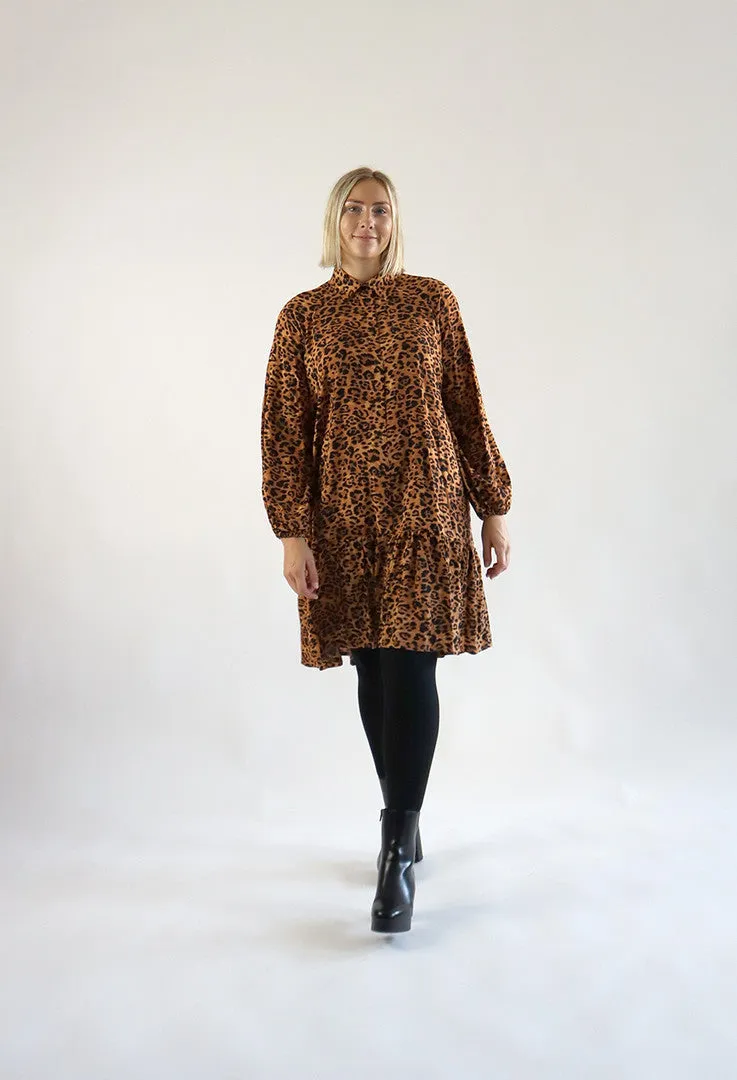 Shirt Dress Leopard