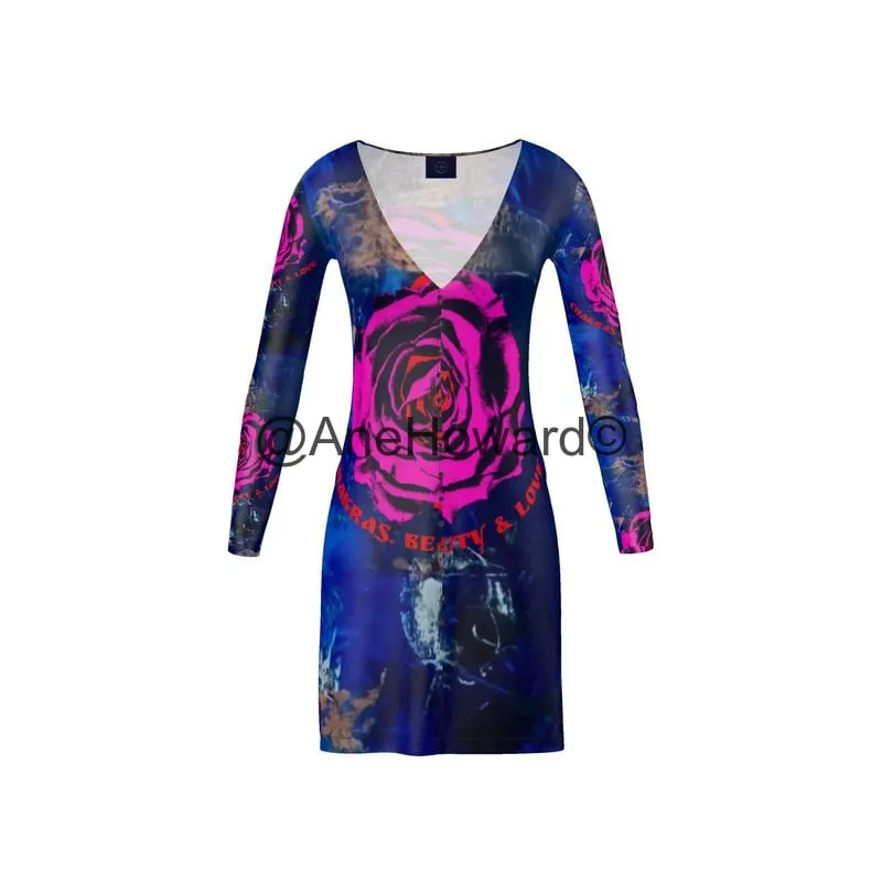 Short Cardigan Dress Chakras, Beauty and Love