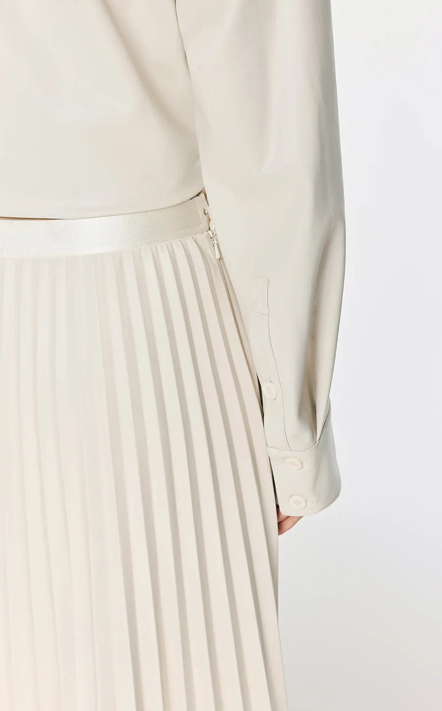 Skirt / JNBY Pleated Midi Skirt