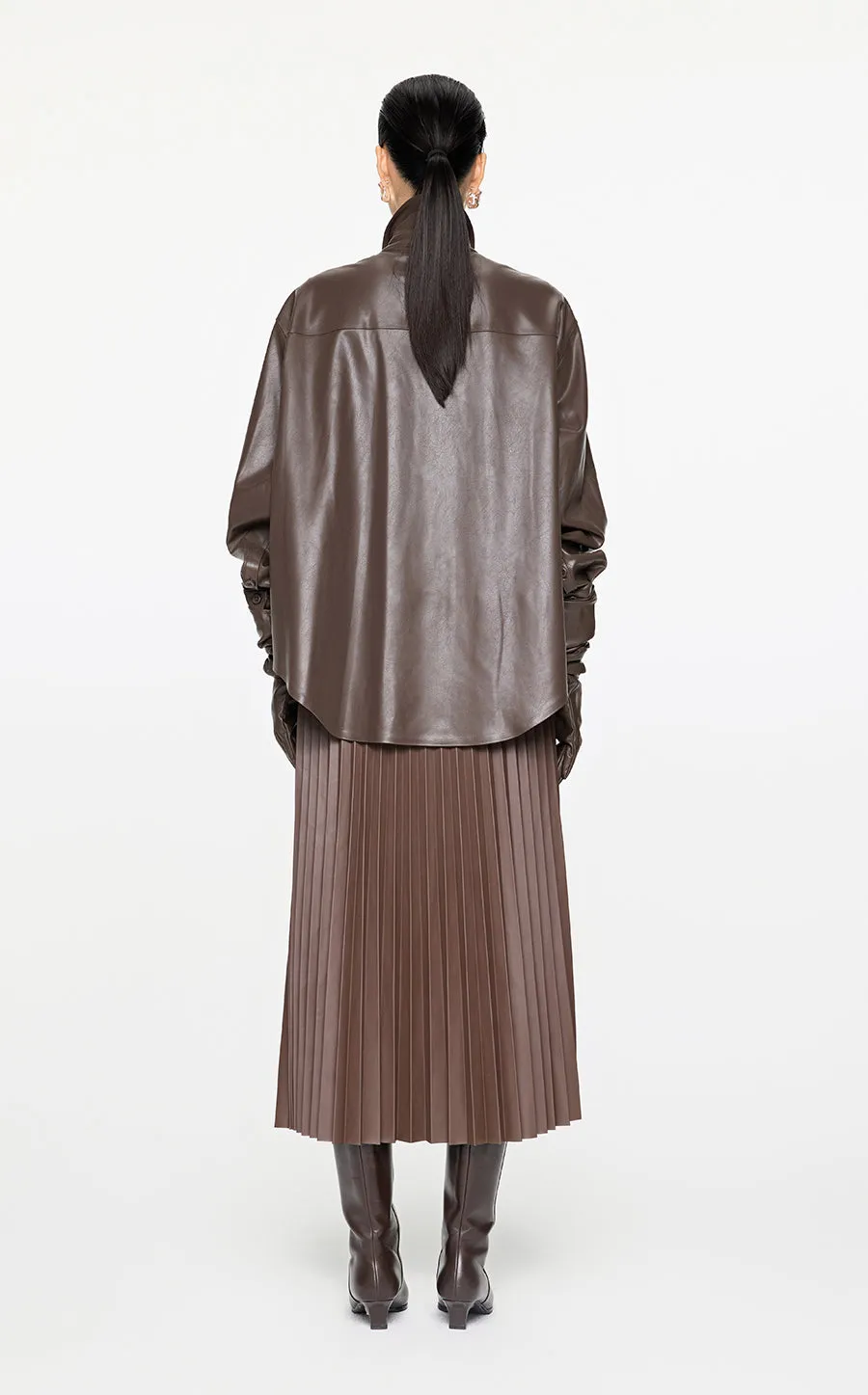 Skirt / JNBY Pleated Midi Skirt