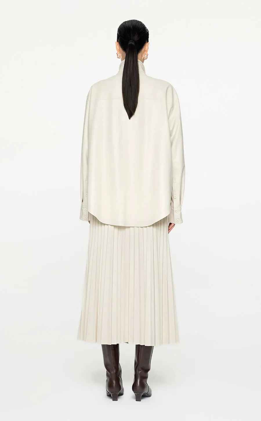 Skirt / JNBY Pleated Midi Skirt