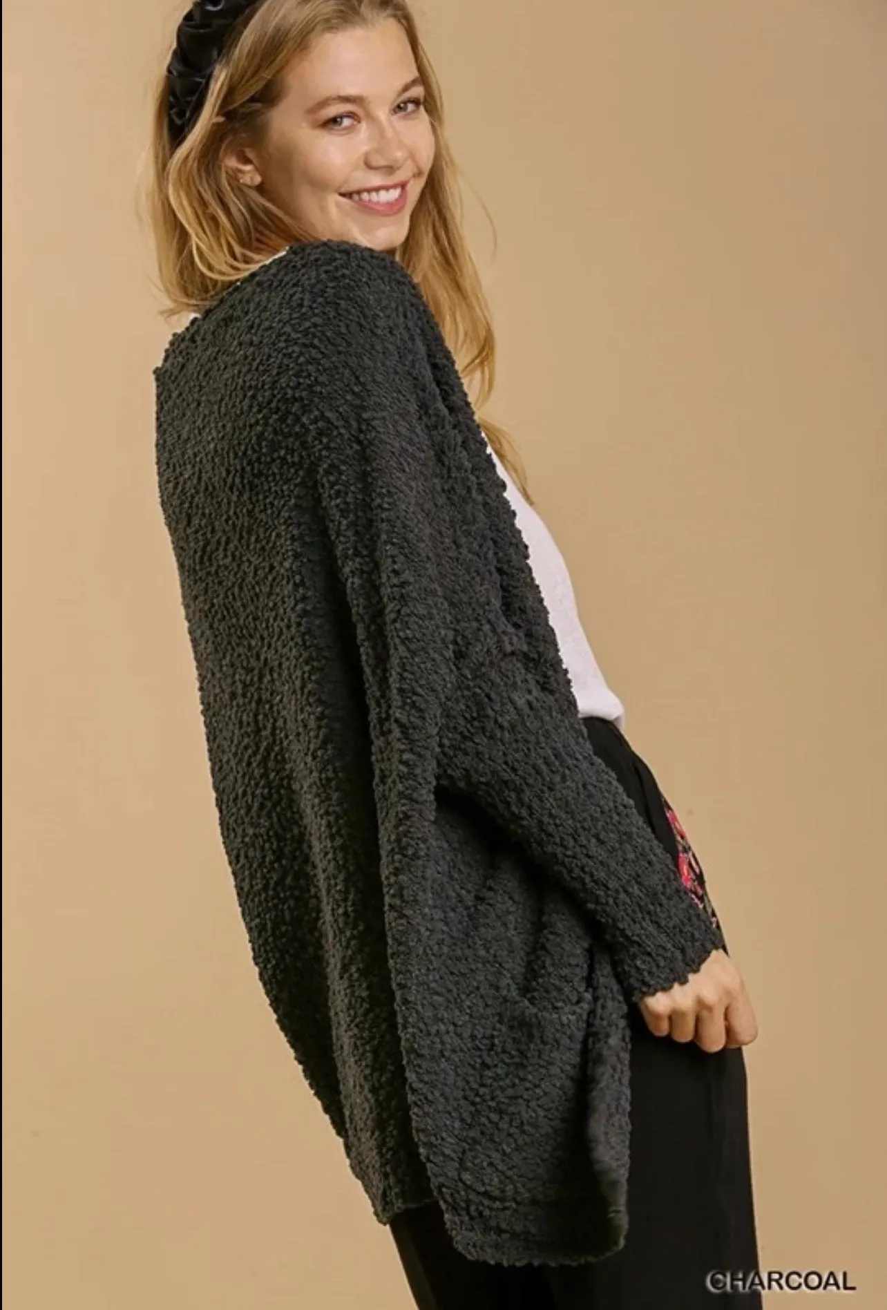 Soft open front Cardigan