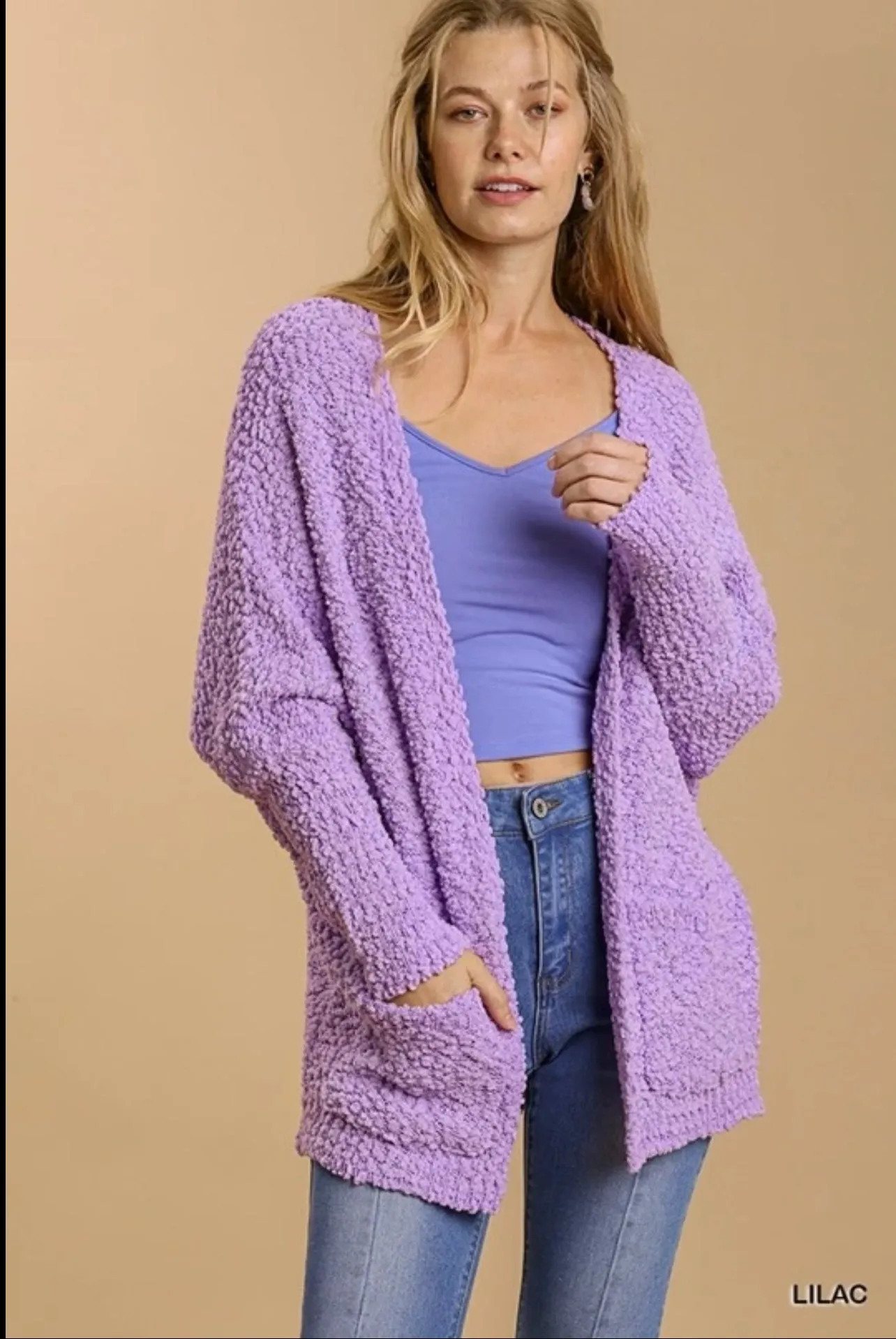Soft open front Cardigan