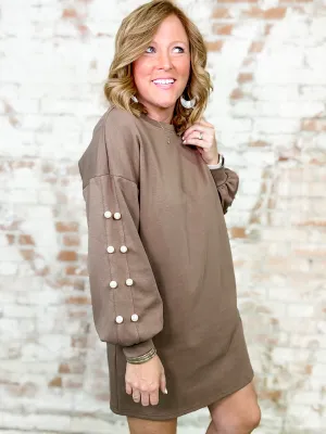Sophie Mocha   Pearl Dress - FINAL SALE