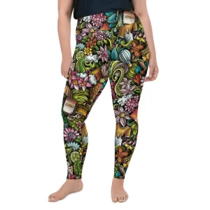 Springtime Plus Size Leggings