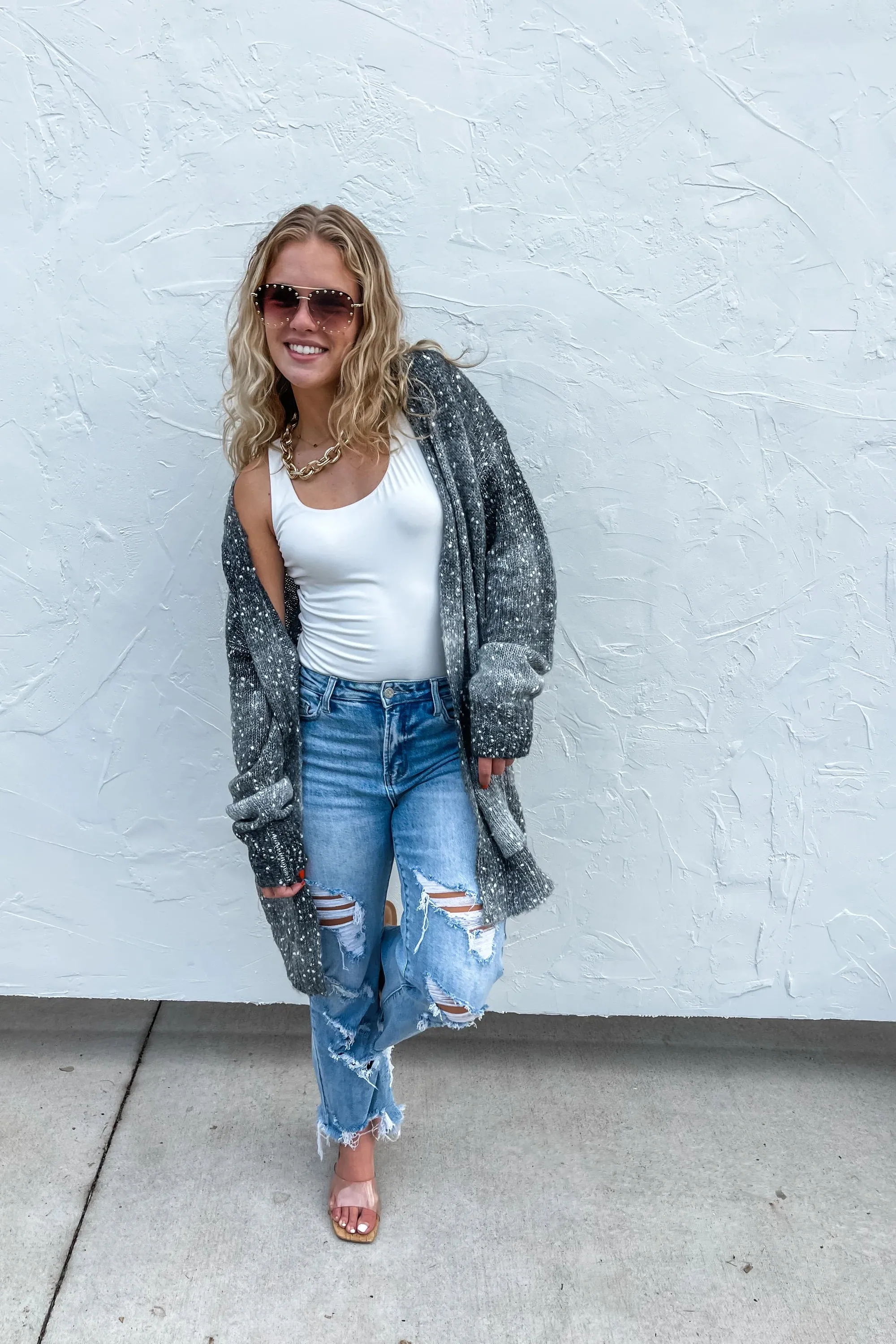 STARSTRUCK OMBRÉ CARDIGAN