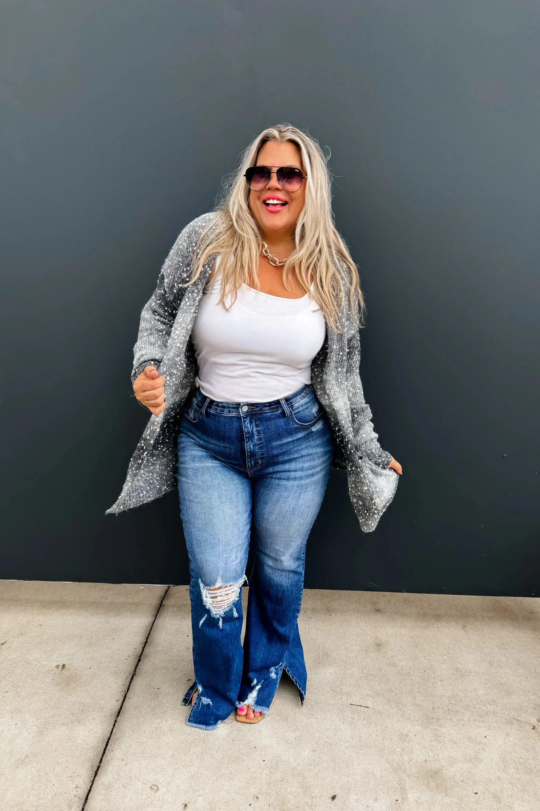 STARSTRUCK OMBRÉ CARDIGAN