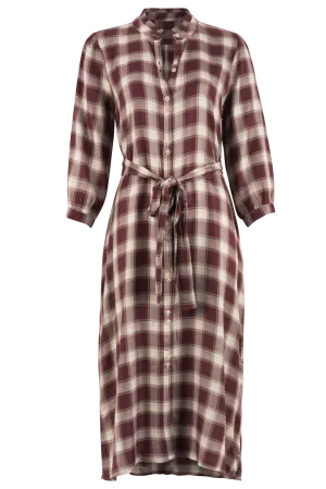 Stetson Women's Gaucho Plaid Prairie Shirt Dress