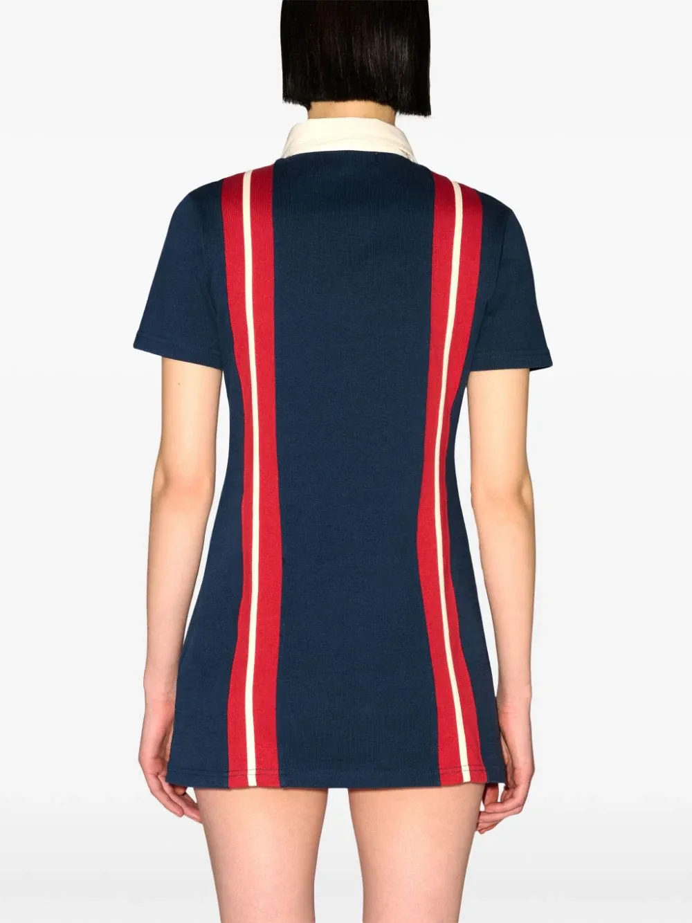 Striped Rugby Shirt Dress