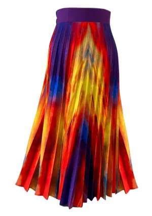 Sunburst Pleated Skirt