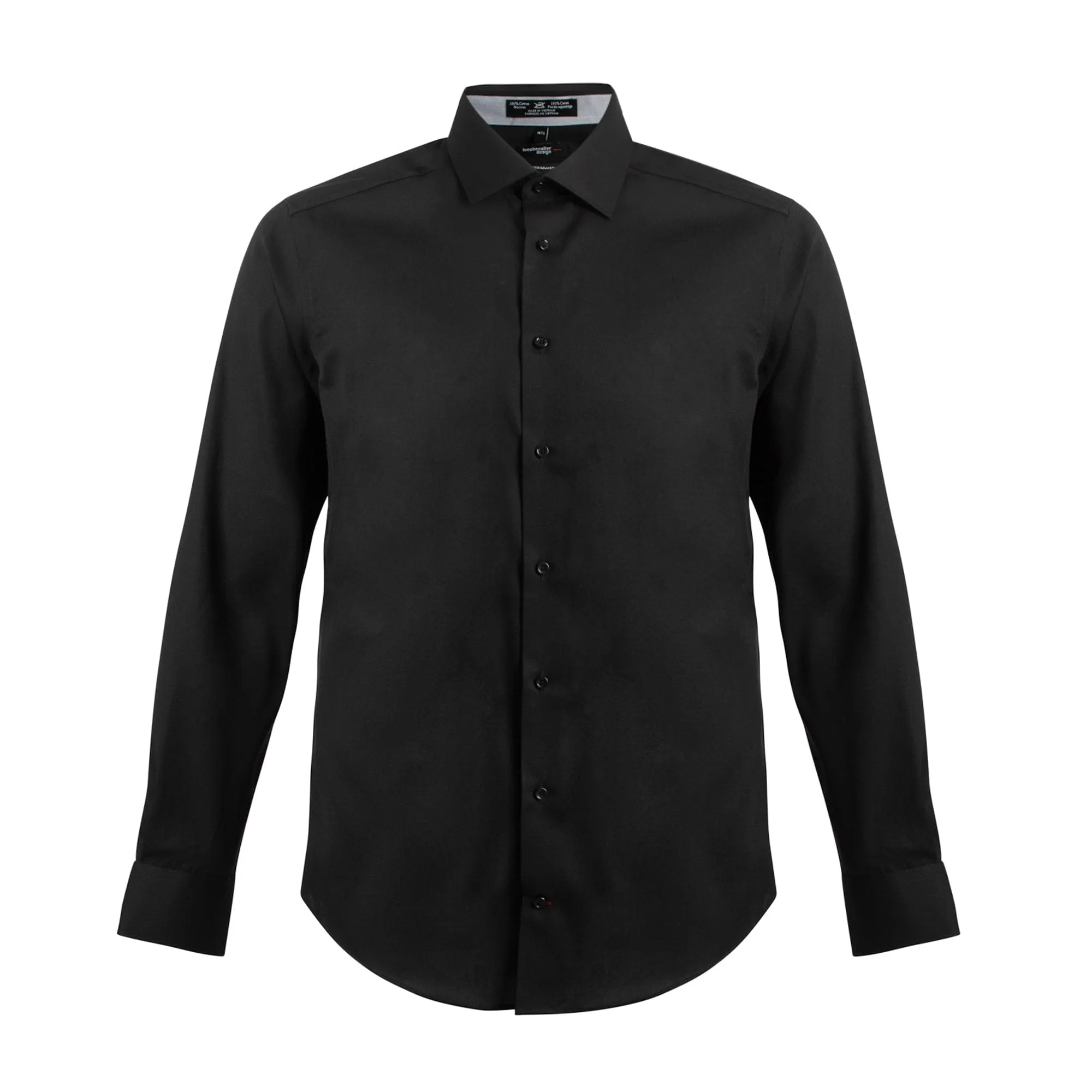 Tall Fitted 100% Cotton Non Iron Dress Shirts in 4 Colors
