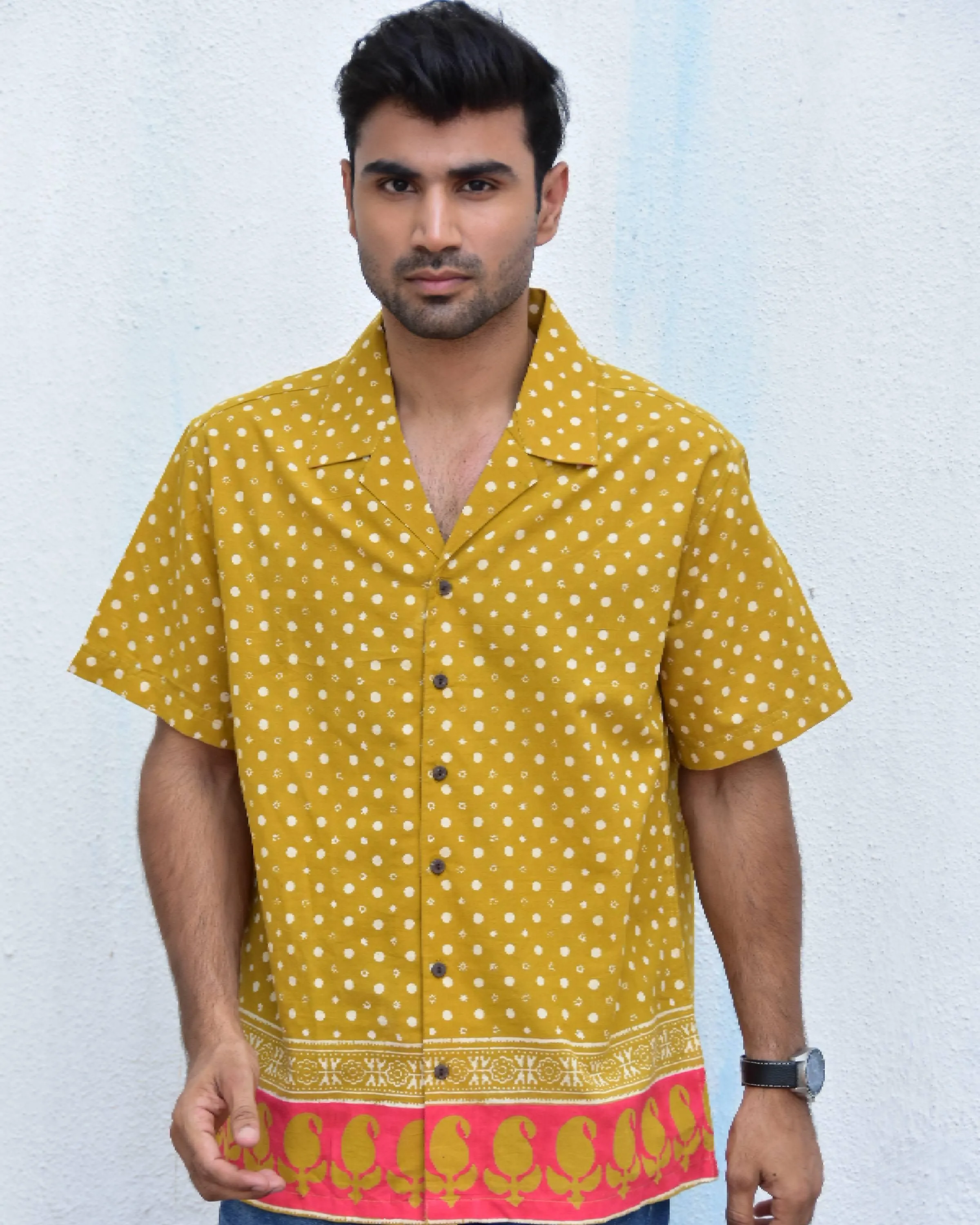 Tapestry Tonic Handblockprinted Pure Cotton Shirt