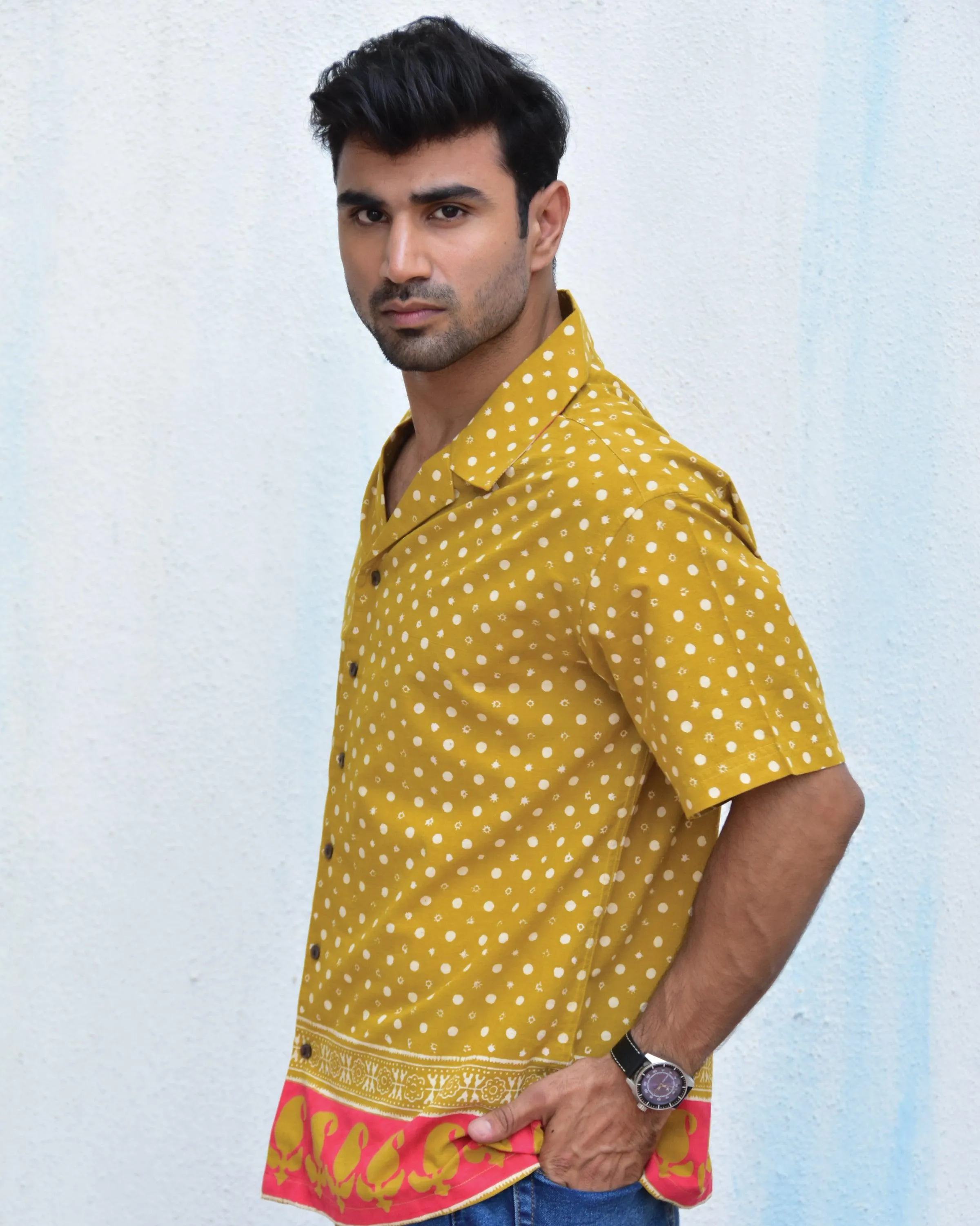 Tapestry Tonic Handblockprinted Pure Cotton Shirt