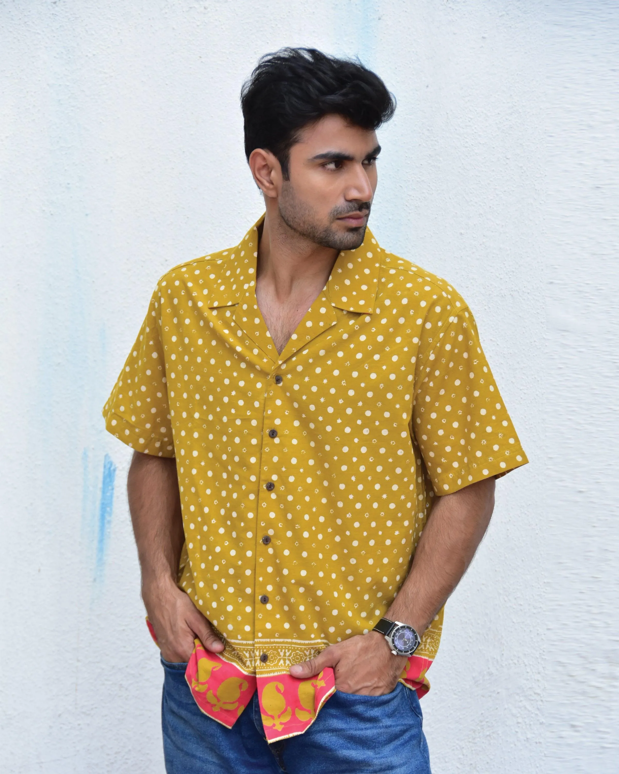 Tapestry Tonic Handblockprinted Pure Cotton Shirt