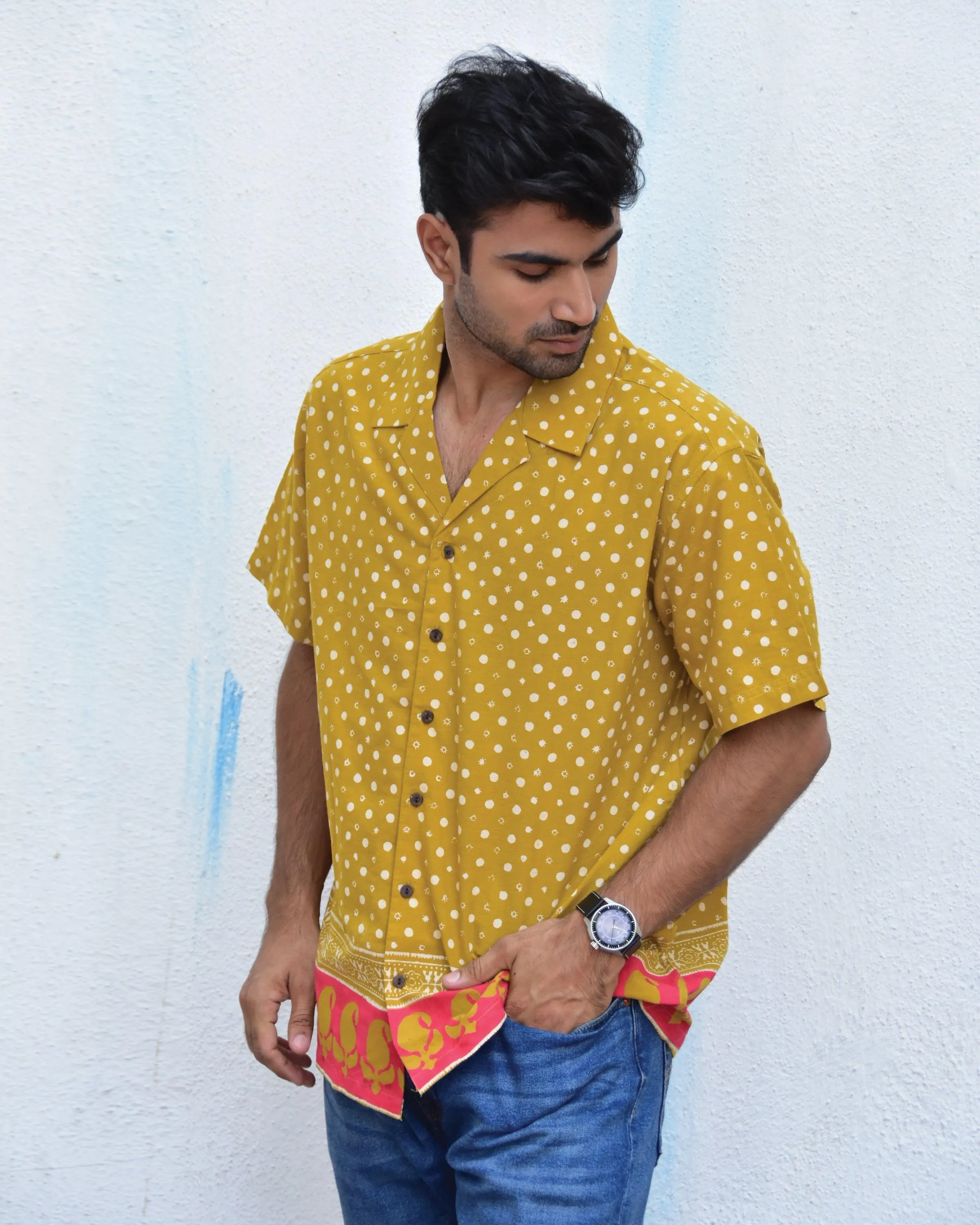 Tapestry Tonic Handblockprinted Pure Cotton Shirt