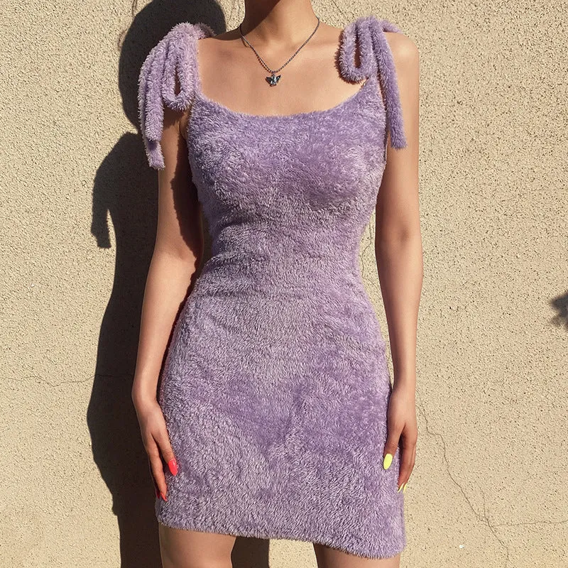 Teddy Bodycon Dress