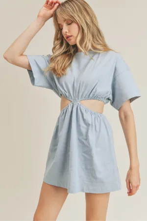 Tee Cutout Mini Dress