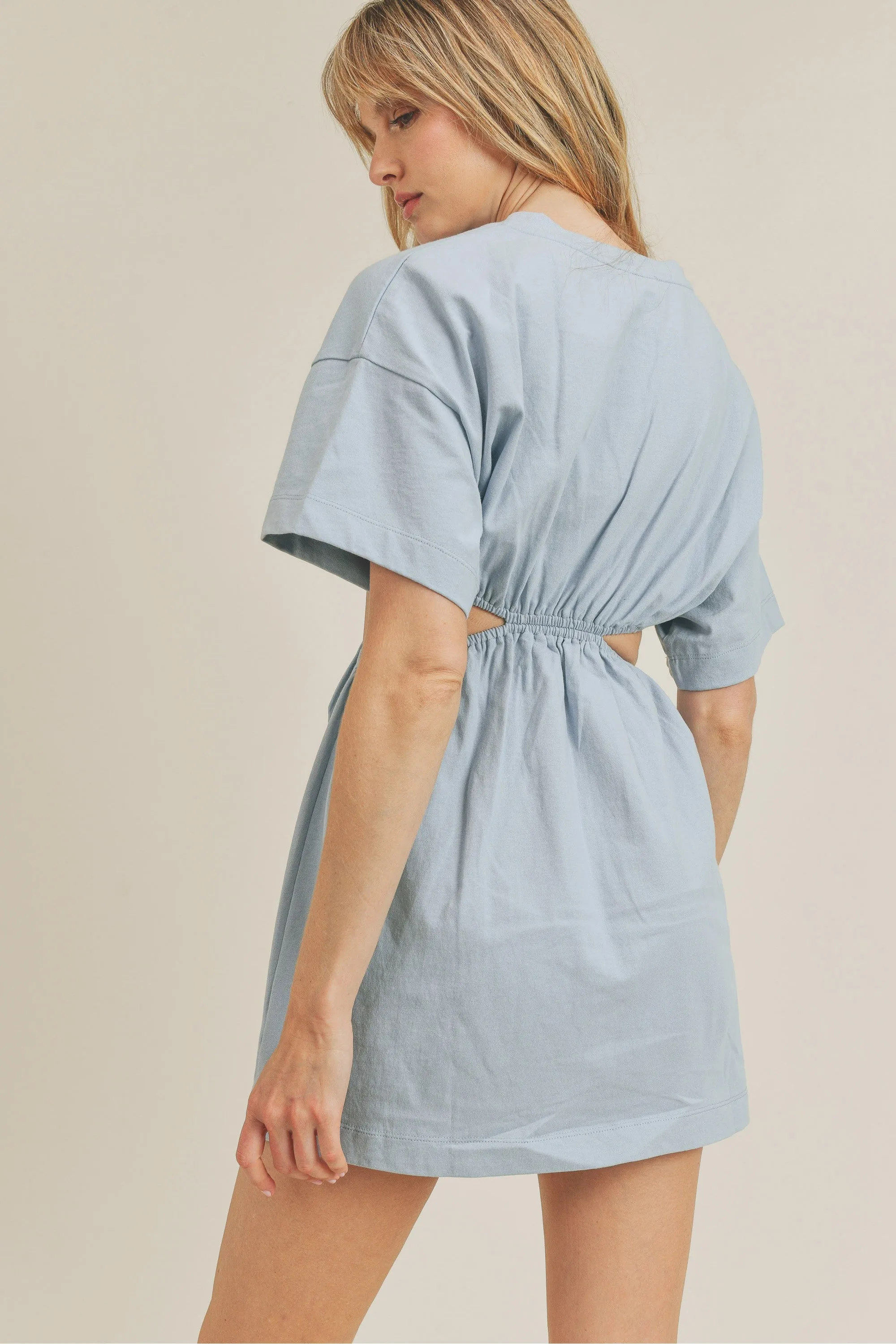 Tee Cutout Mini Dress