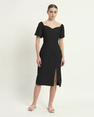 The Erwin Noir Cotton Dress