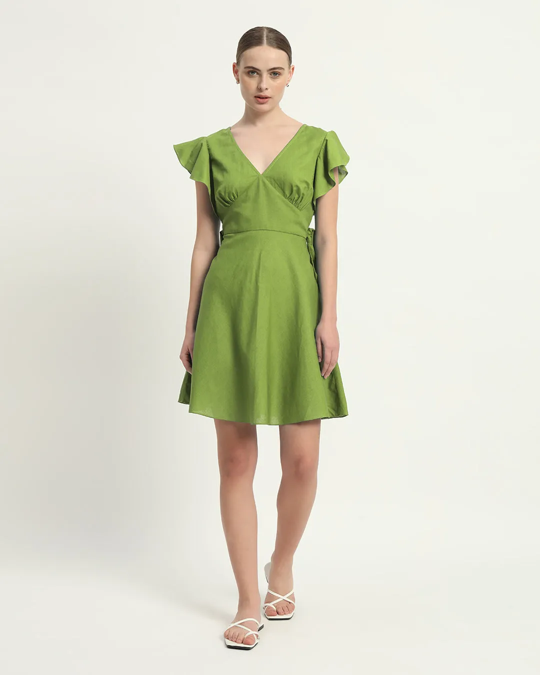 The Fairlie Fern Cotton Dress