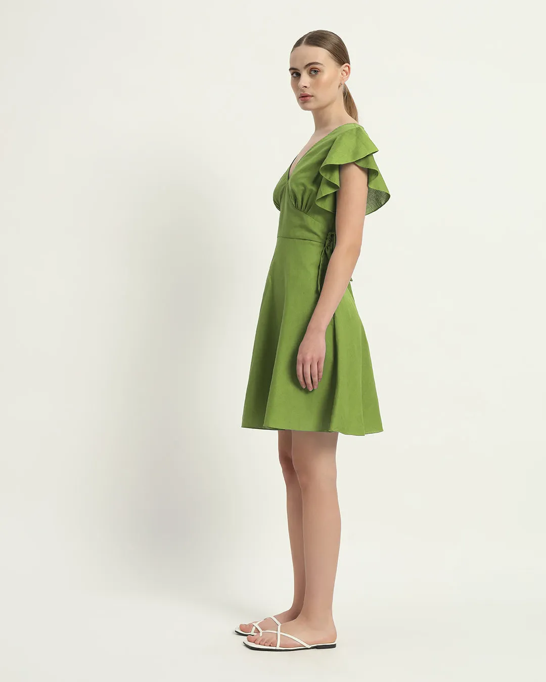 The Fairlie Fern Cotton Dress