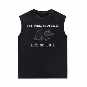 The Horrors Persist Rat Vintage Washed Vest Top