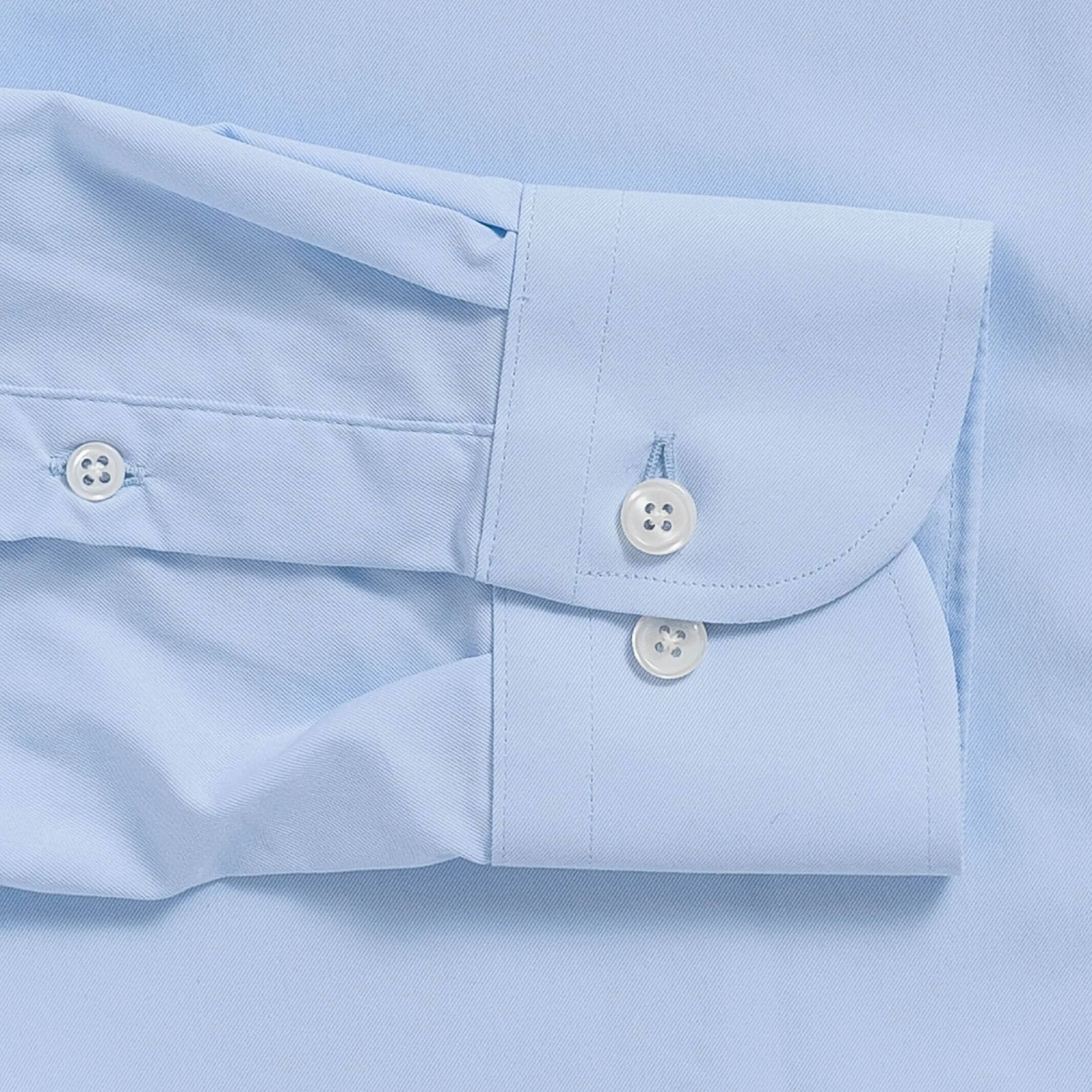 The Ice Blue Canon Performance Twill Custom Shirt