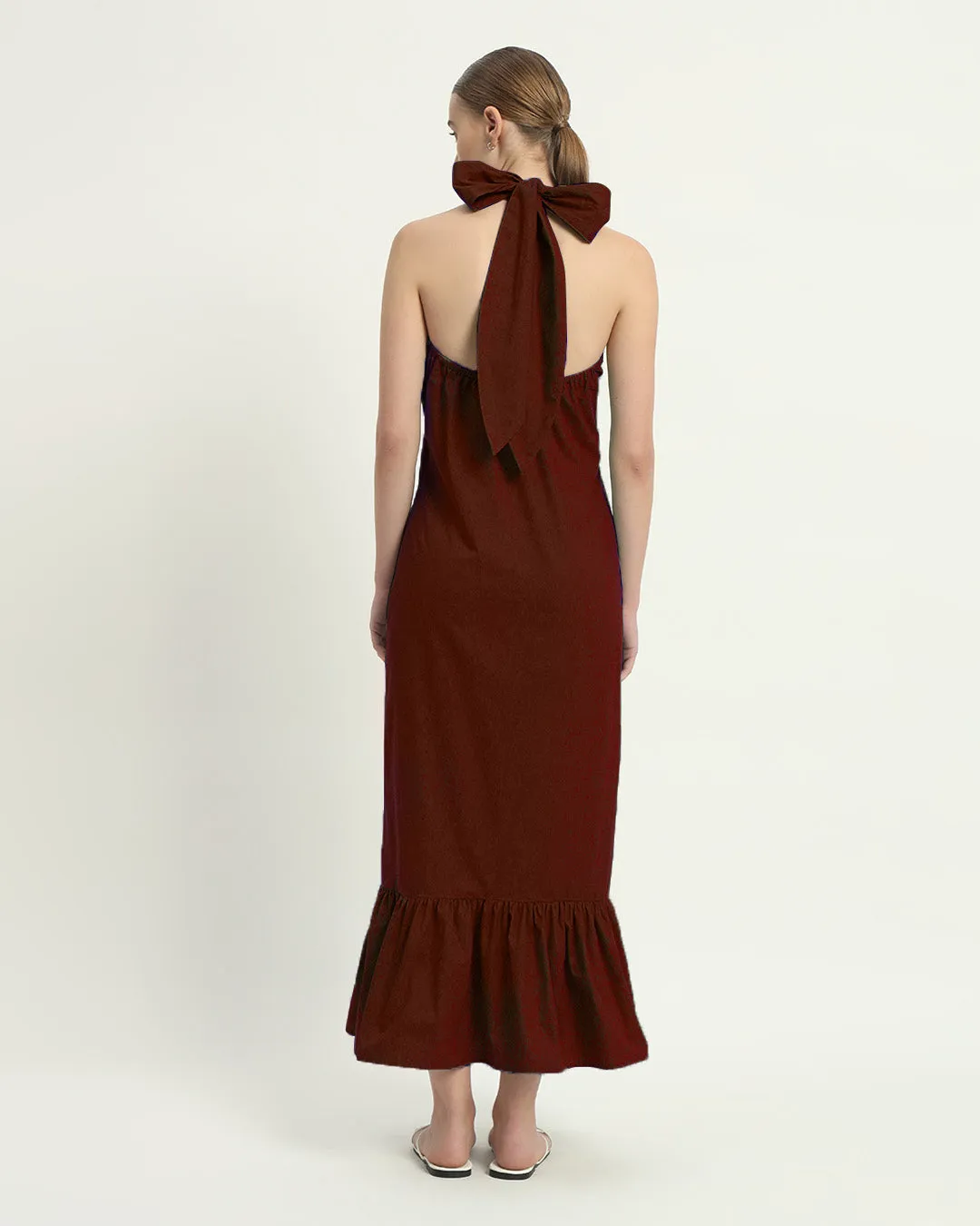 The Wellsville Rouge Cotton Dress