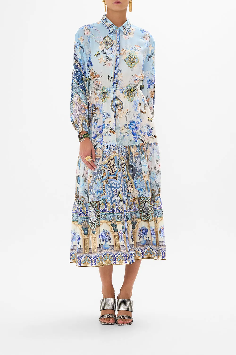 TIERED LONG SHIRT DRESS AL MANIAL PALACE MEMOIRS