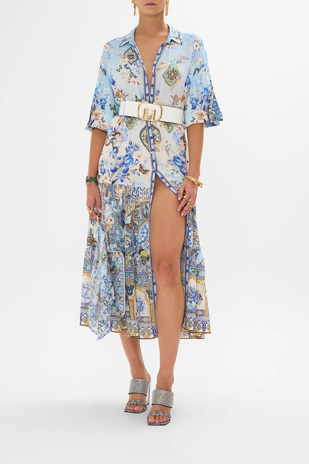 TIERED LONG SHIRT DRESS AL MANIAL PALACE MEMOIRS