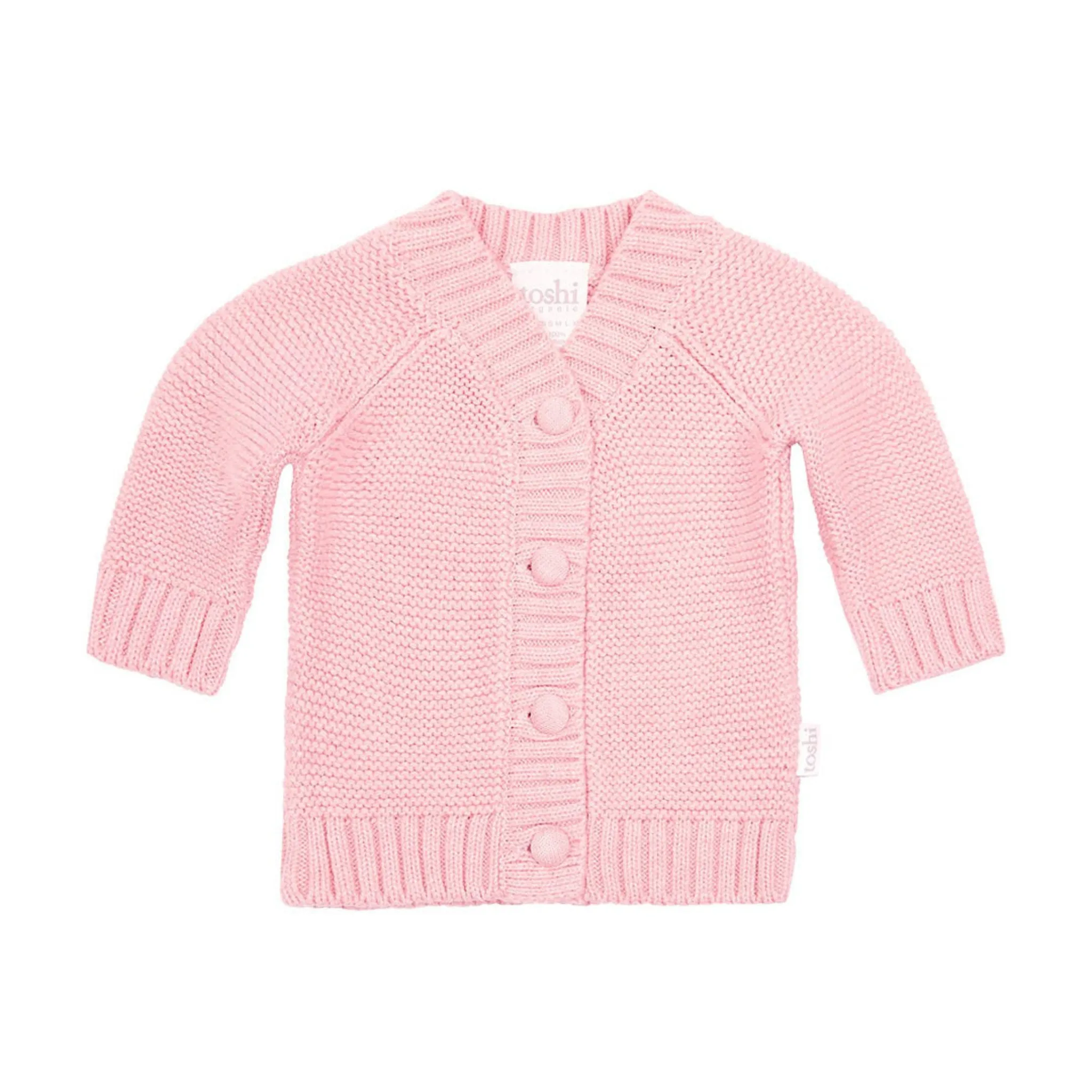 Toshi Organic Cardigan Andy - Pearl