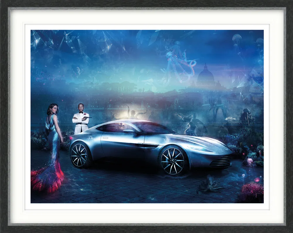 Underwater Love Bond Hand Embellished Canvas by Mark Davies