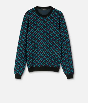 Versace La Greca Jacquard Jumper