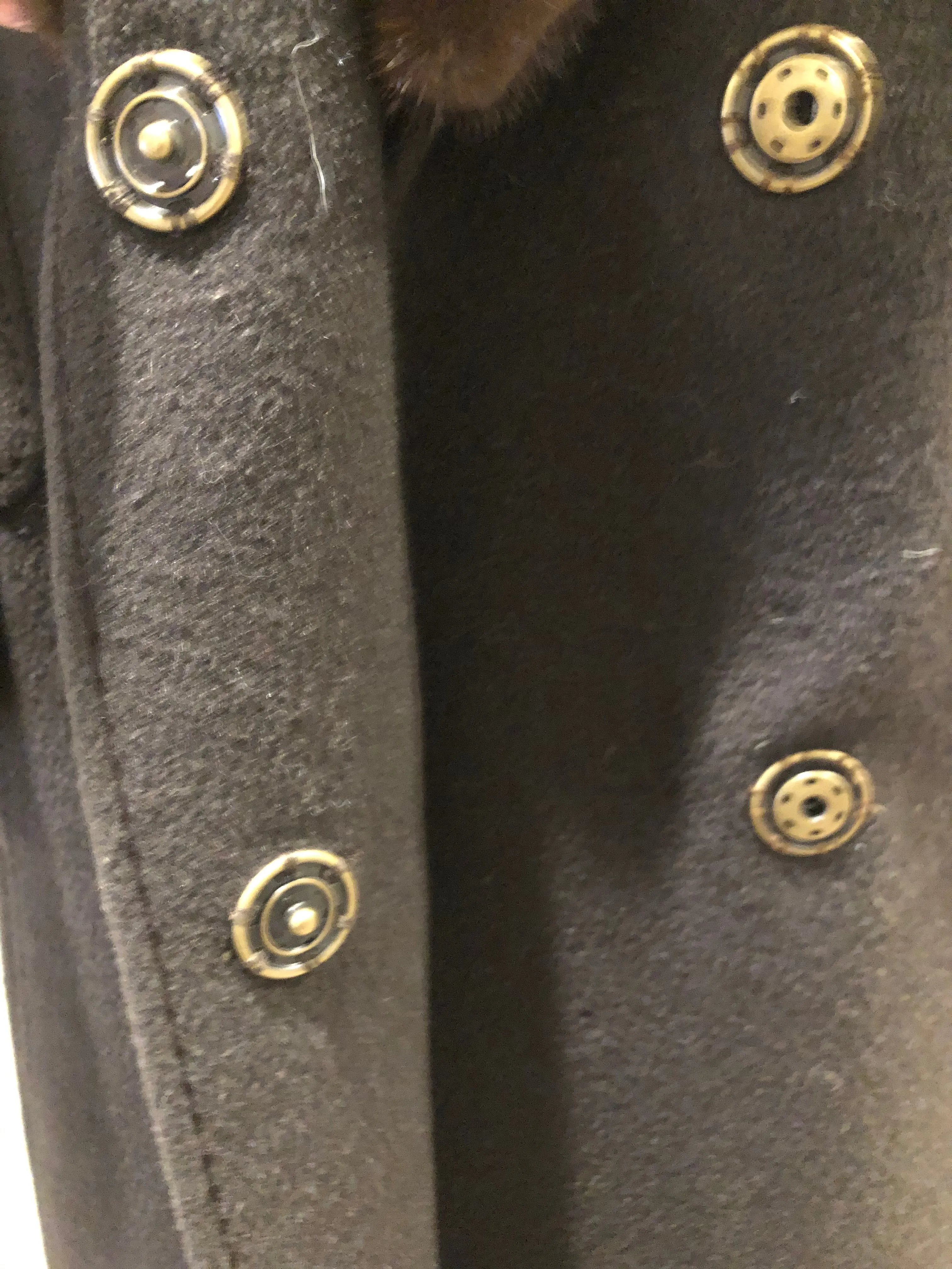 Vintage HM Original Wool Car Coat