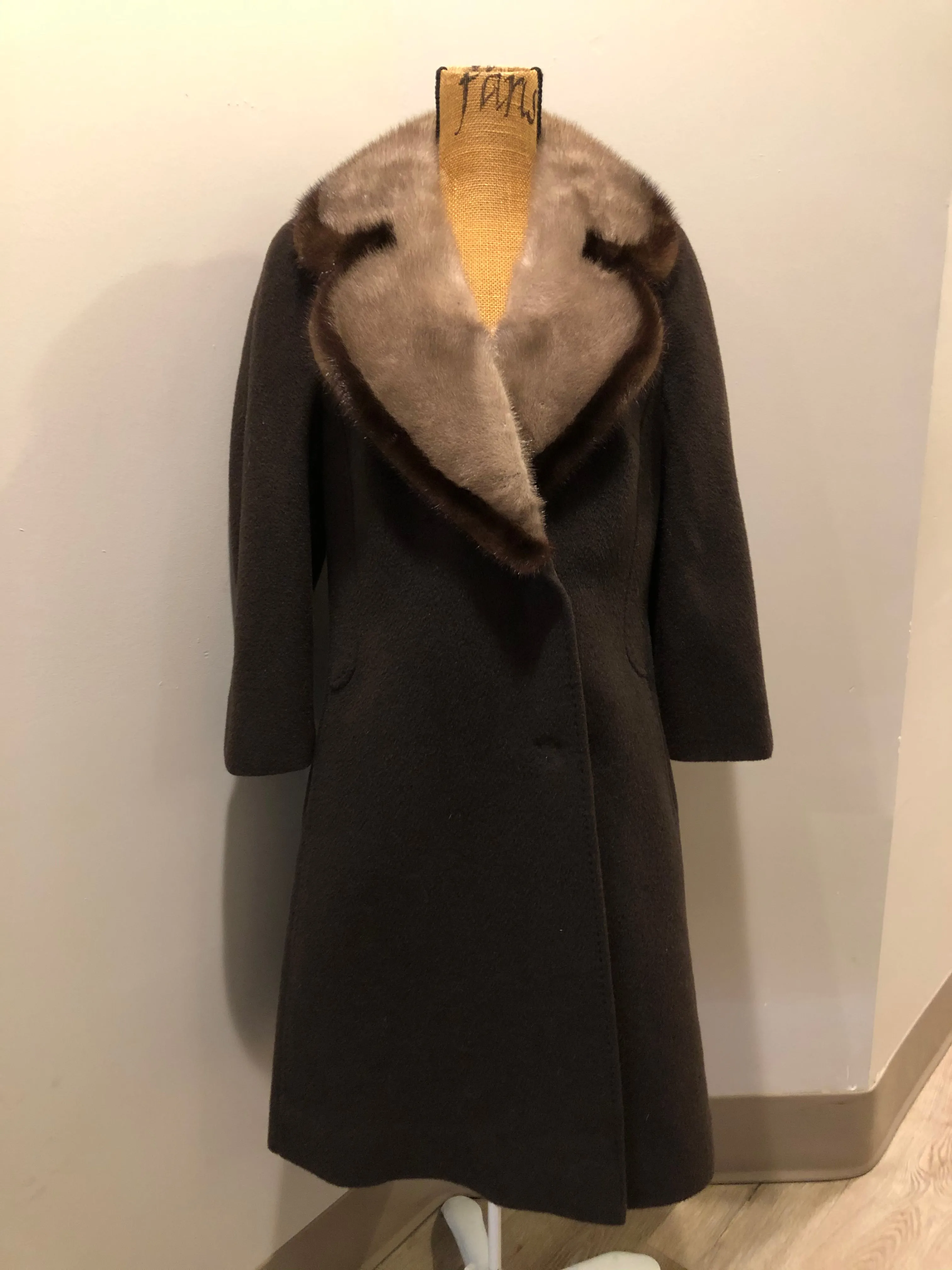 Vintage HM Original Wool Car Coat