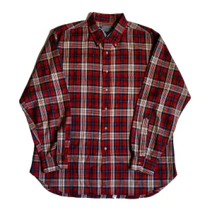Vintage Pendleton Wool Plaid Dress Shirt