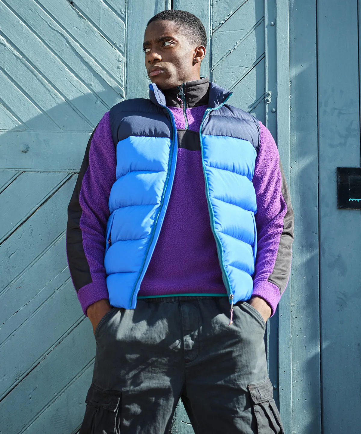 Vintage puffer vest | Strong Blue/Navy