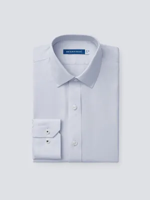 VISDRY™ Dobby Dress Shirt | Light Grey GYE128