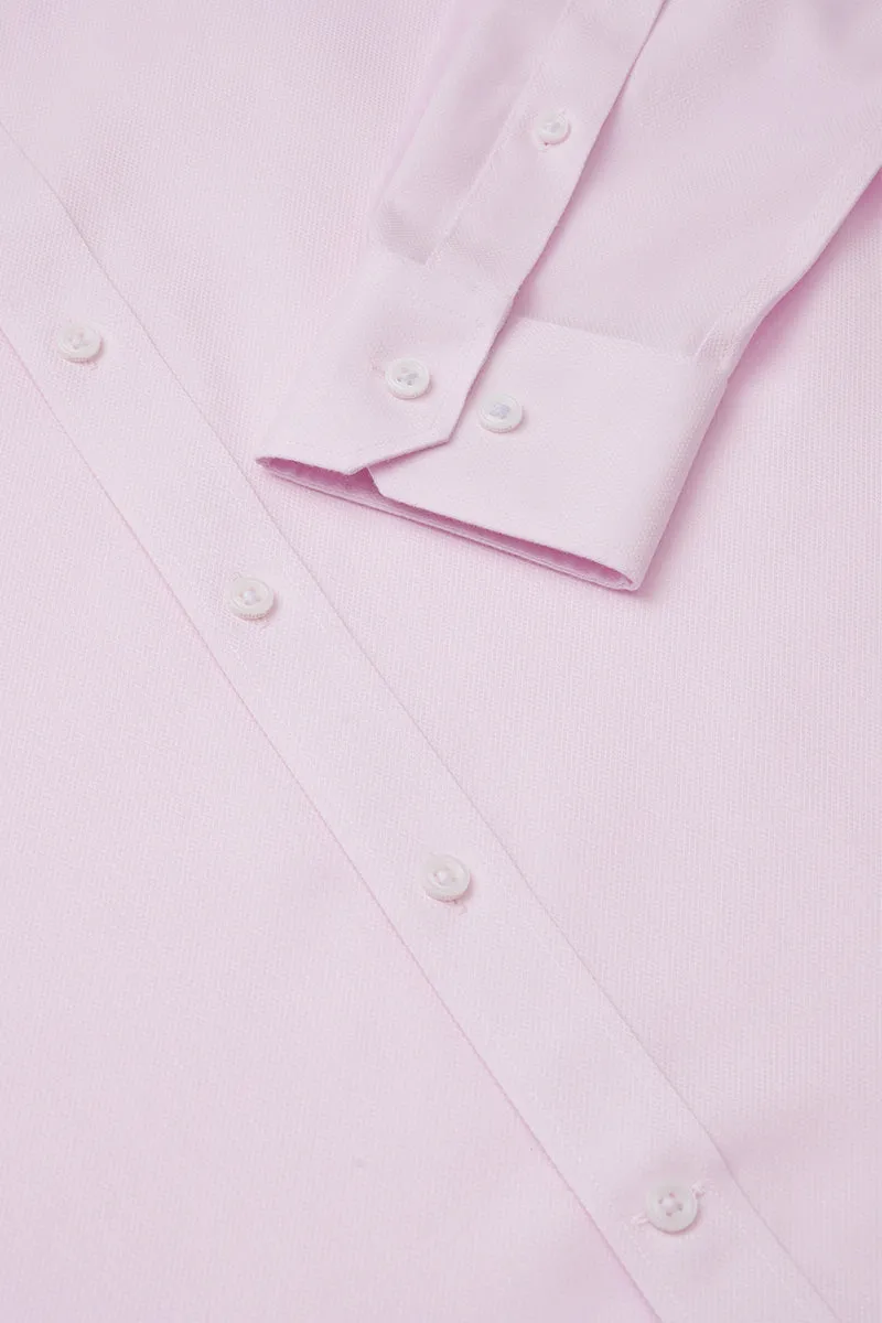 VISDRY™ Dobby Dress Shirt | Pink 3778NZ