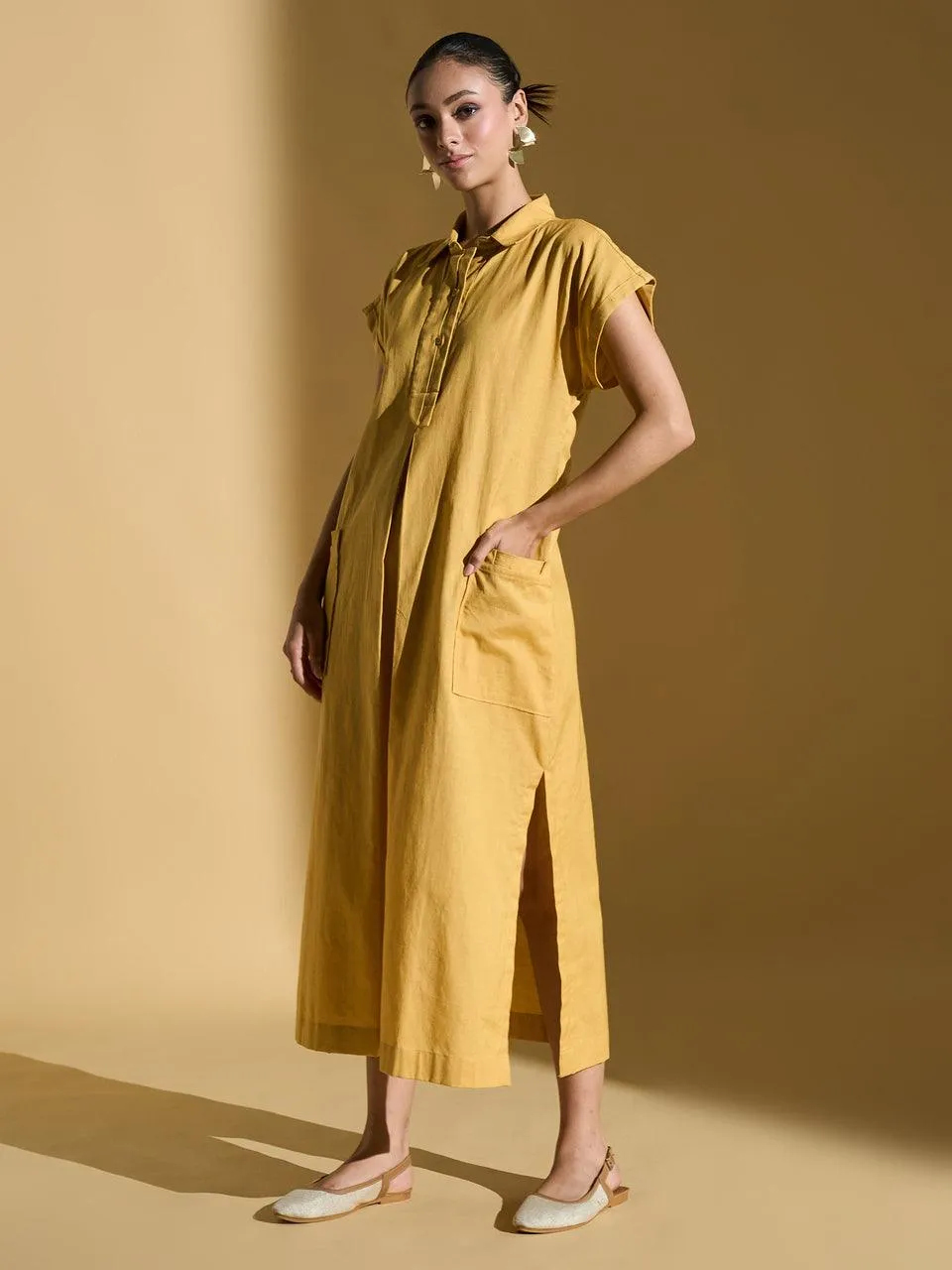 Vivacious- Effortless style, long shirt dress for everyday comfort