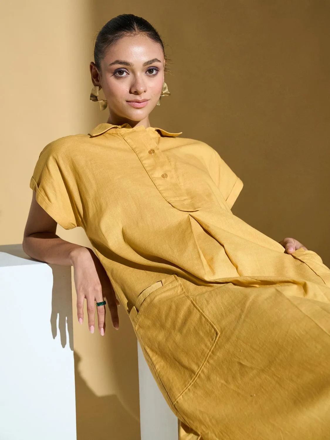 Vivacious- Effortless style, long shirt dress for everyday comfort