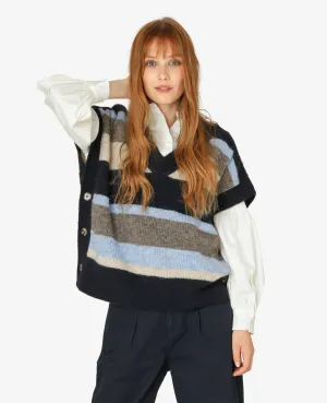 VIVIANNN STRIPED SLIPOVER