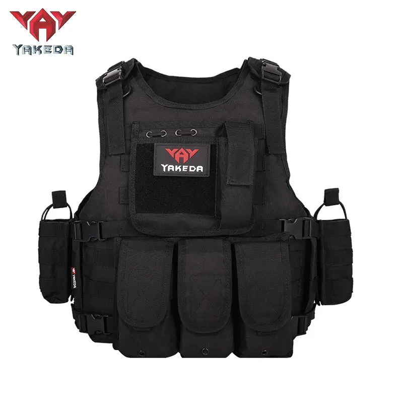 VT-322 YAKEDA  Military Tactical Vest Camouflage Body Armor Sports Wear Hunting Vest Army Molle police bulletproof Vest Black