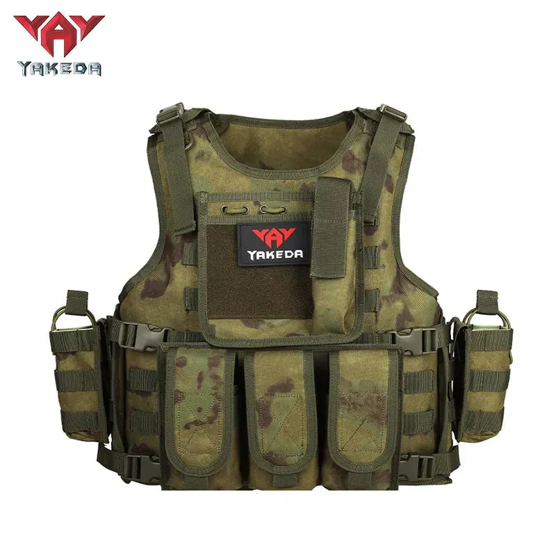 VT-322 YAKEDA  Military Tactical Vest Camouflage Body Armor Sports Wear Hunting Vest Army Molle police bulletproof Vest Black
