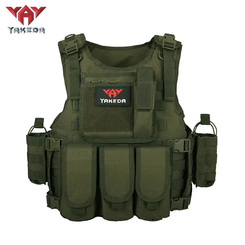 VT-322 YAKEDA  Military Tactical Vest Camouflage Body Armor Sports Wear Hunting Vest Army Molle police bulletproof Vest Black
