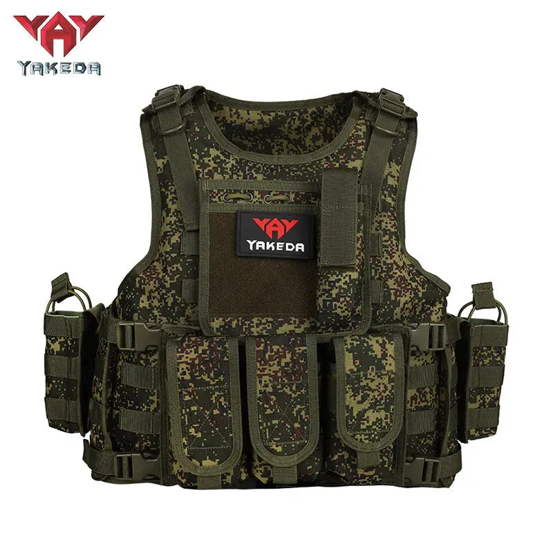 VT-322 YAKEDA  Military Tactical Vest Camouflage Body Armor Sports Wear Hunting Vest Army Molle police bulletproof Vest Black