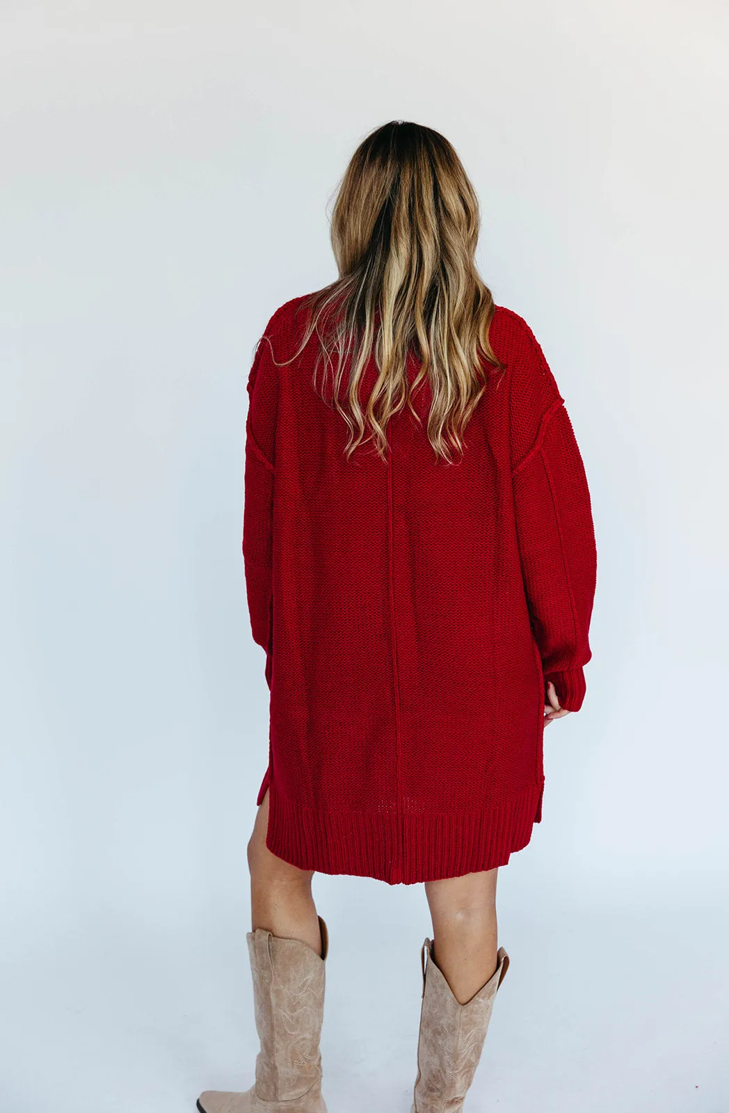 Walker Mini Dress - Red
