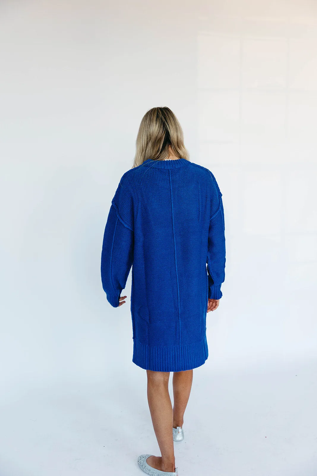 Walker Mini Dress - Royal Blue