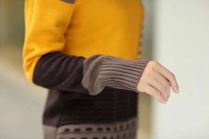Warm Knitted Sweater Dress